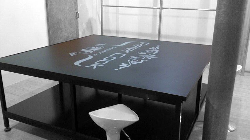 Mesa Vinilada Corte mate