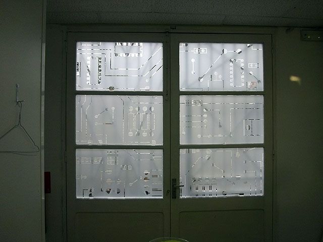 Vinilo Frosted Troquelado